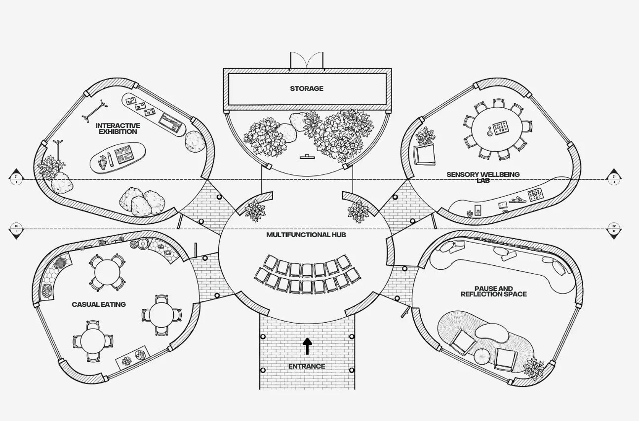 Lapalala Curator House — floor plan